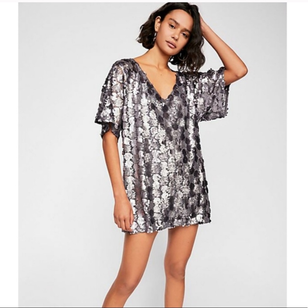 FP Sequin T-Shirt Dress